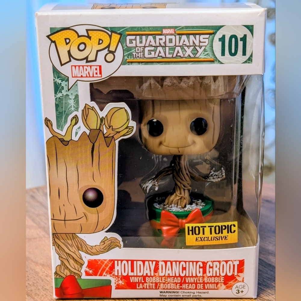 Pop Marvel Guardians Of The Galaxy Holiday Dancing Groot Funko Pop New In Box